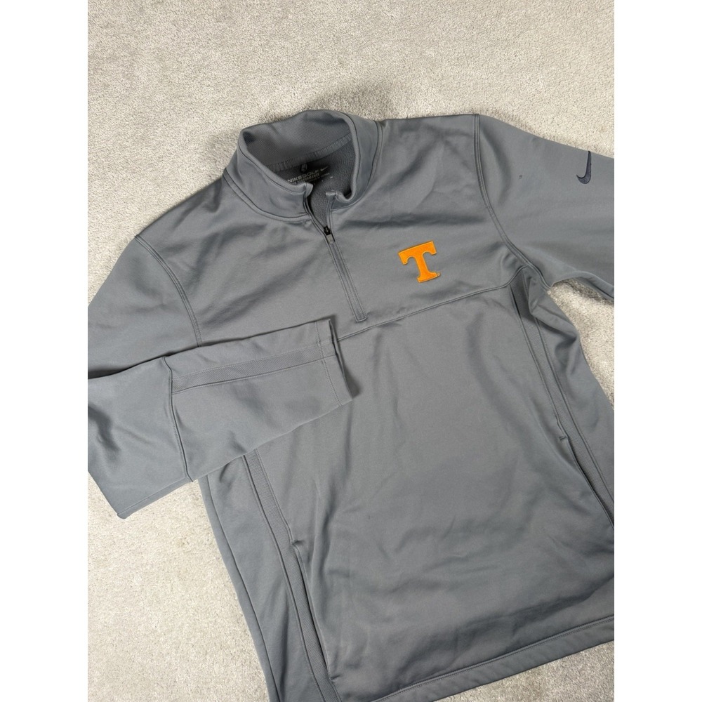 Tennessee Volunteers Nike Tour Performance Golf 1/4 Zip Gray Pullover Men Small